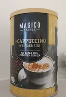 Mängden socker i Cappuccino weniger süß