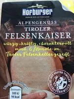 Mängden socker i Tiroler Felsenkaiser