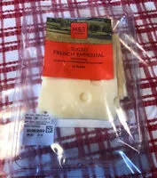 Mängden socker i Sliced French Emmental