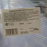 Mängden socker i Jambon cuit