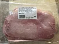 Mängden socker i Tranches de jambon cuit déclassées