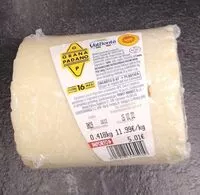 Mängden socker i Grana padano