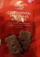 Mängden socker i Continental Speculaas Biscuits