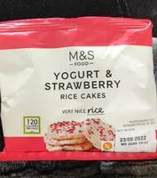Mängden socker i yogurt and strawberry rice cakes