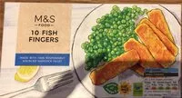 Mängden socker i 10 fish fingers