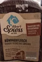 Mängden socker i Viande sechée des grisons