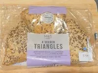 Mängden socker i Seeded Triangles