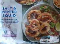 Mängden socker i Salt and pepper squid