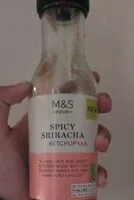 Mängden socker i Spicy sriracha ketchup