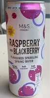 Mängden socker i Raspberry and Blackberry flavoured sparkling spring water