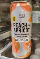 Mängden socker i Peach and Apricot favoured spring water