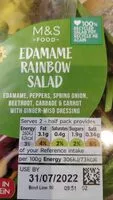 Mängden socker i Edamame rainbow salad