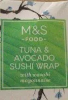 Mängden socker i Tune & avocado sushi wrap