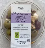 Mängden socker i Olive & Antipasti Medley