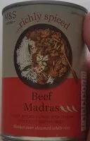 Mängden socker i Beef madras