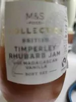 Mängden socker i Timperley rhubarb jam with Madagascan vanilla