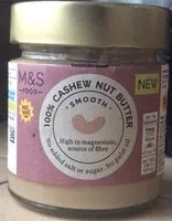 Mängden socker i Cashew Nut Butter