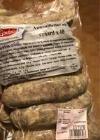 Mängden socker i Andouillettes de canard