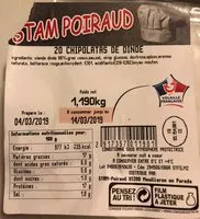 Mängden socker i Chipolatas de dinde