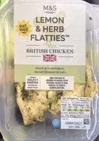 Mängden socker i Lemon and herb flatties