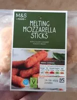 Mängden socker i Melting mozzarella sticks