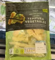 Mängden socker i Tempura vegetables