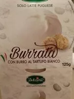 Mängden socker i Burrata