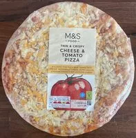 Mängden socker i cheese & tomato pizza