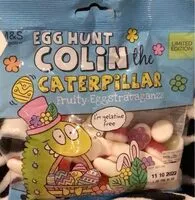 Mängden socker i Egg hunt colin the caterpillar