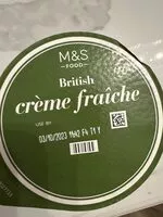 Mängden socker i British Crème Fraiche