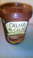 Mängden socker i Crema al cacao