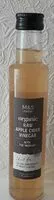 Mängden socker i Organic Raw Apple cider vinegar