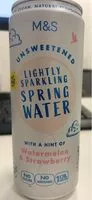 Mängden socker i Lightly Sparkling Spring Water