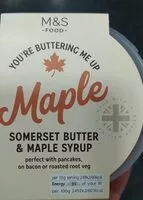 Mängden socker i Somerset Butter & Maple Syrup