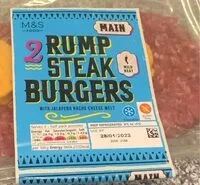 Mängden socker i Rump steak burgers