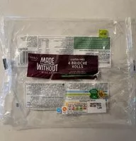 Mängden socker i Made without gluten free brioche rolls