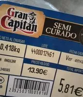 Mängden socker i Queso