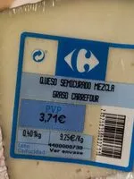 Mängden socker i QUESO SEMICURADO MEZCLA GRASO