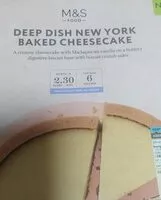 Mängden socker i M&S cheescake
