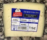 Mängden socker i Queso semicurado garcia baquero