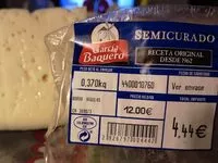 Mängden socker i Queso Semicurado