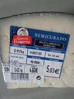 Mängden socker i Garcia Baquero semicurado