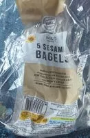 Mängden socker i Sesame bagels
