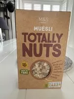Mängden socker i M&S Muesli Totally Nuts