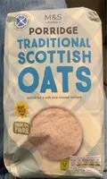 Mängden socker i Porridge Traditional Scotish Oats