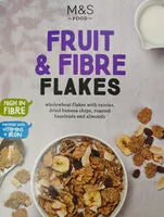Mängden socker i Fruit & Fibre Flakes