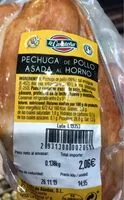 Mängden socker i Pechuga de pollo asada al horno