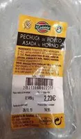 Mängden socker i Pechuga de pollo asada al horno