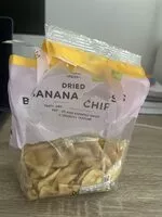 Mängden socker i Dried Banana Chips