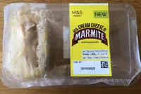 Mängden socker i it’s CREAM CHEESE & MARMITE with breadsticks